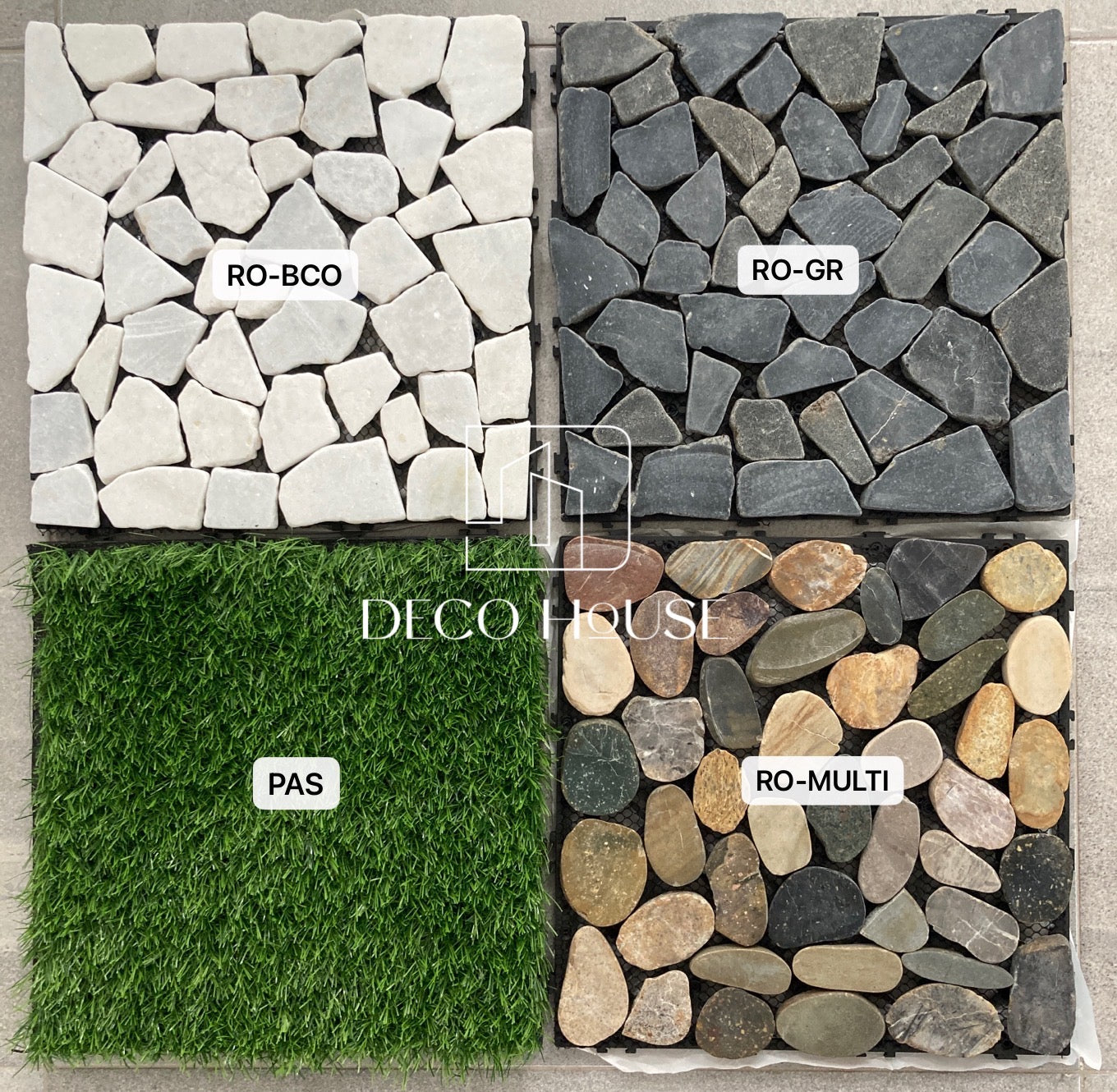 Piedras Naturales En Deck Jardin 30*30cm * 6 Pzas Con Envio – DECO HOUSE MX