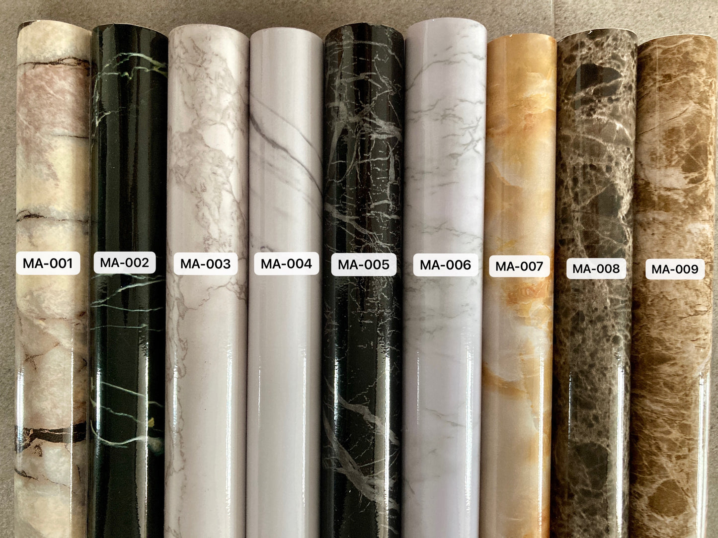 Pvc Tapiz Adherible 0.6* 3metro En Rollo Diseño Marmol * 3 rollos con envio
