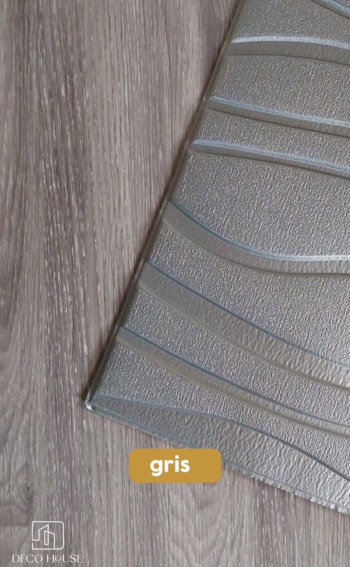PANEL DECORATIVO ESPUMA 3D AUTOADHESIVA OLAS * 10 PCS