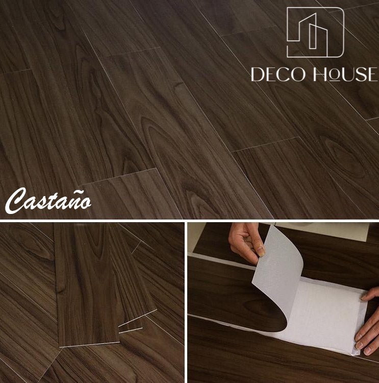 Vinil Piso Autoadhesiva Modelo Madera Paquete De 9.7 M2 y envio gratis