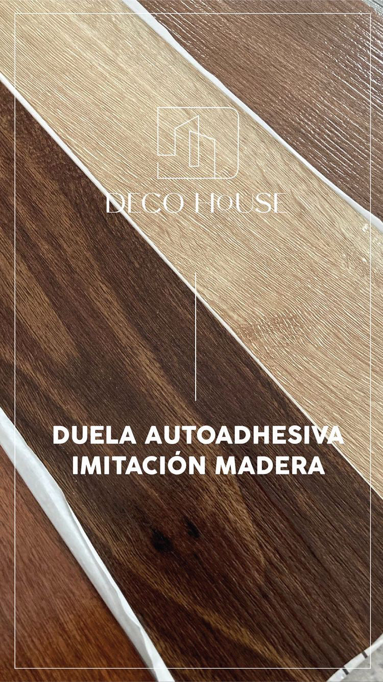 Vinil Piso Autoadhesiva Modelo Madera Paquete De 9.7 M2 y envio gratis