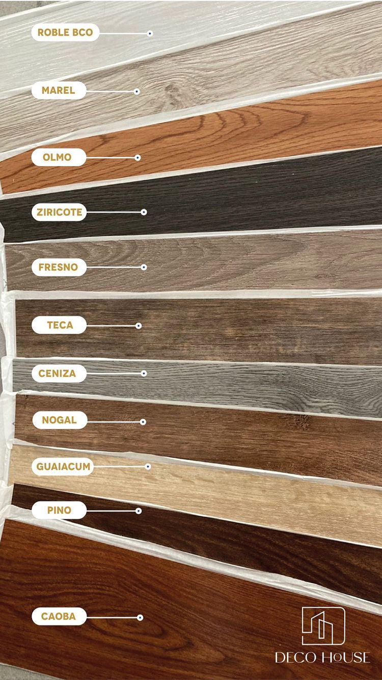 Vinil Piso Autoadhesiva Modelo Madera Paquete De 9.7 M2 y envio gratis