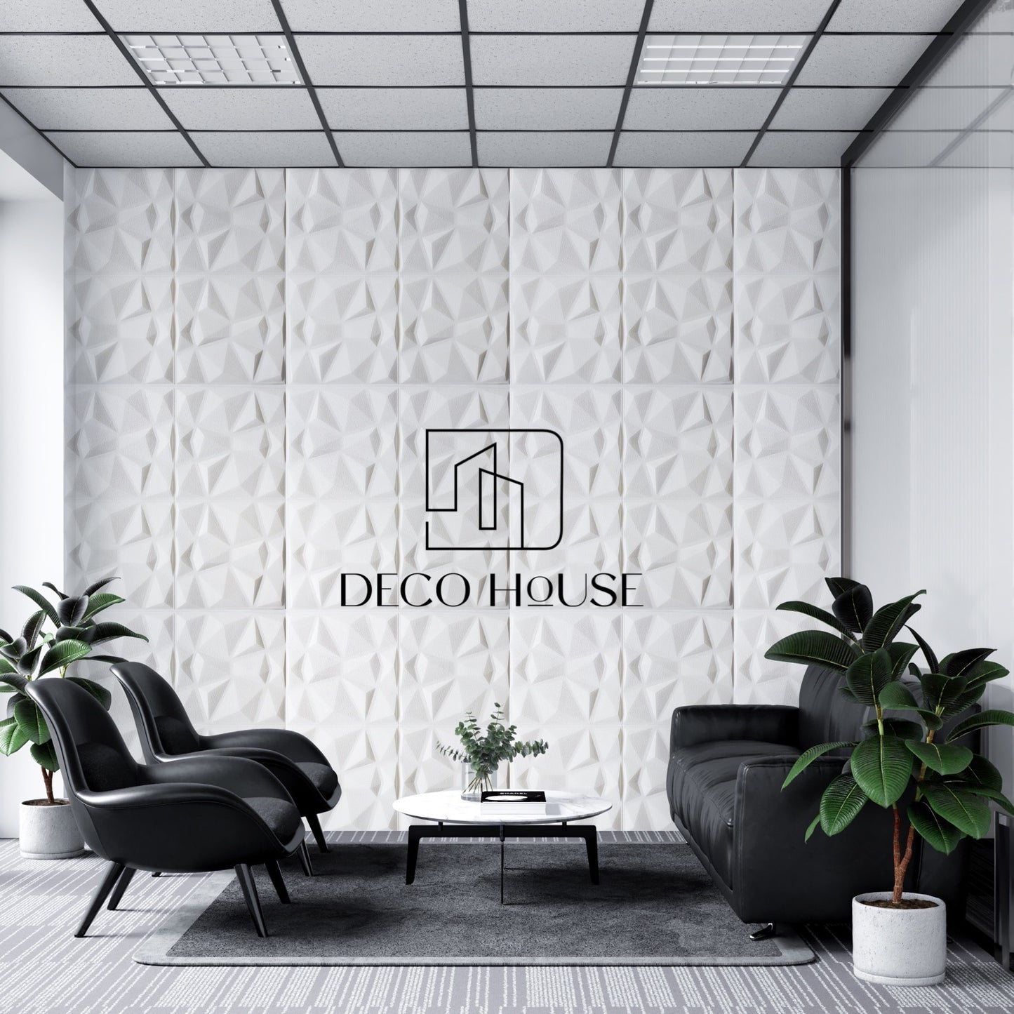 PANEL DECORATIVO ESPUMA 3D AUTOADHESIVA CUBITOS * 5 PCS