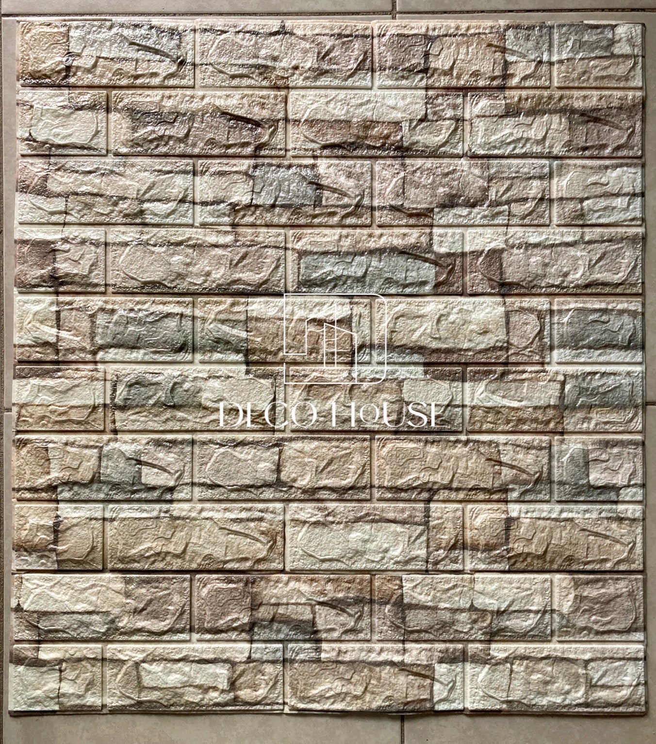 TAPIZ ESPUMA 3D PARA PARED MAMPOSTERÍA 7MM * 10 PCS