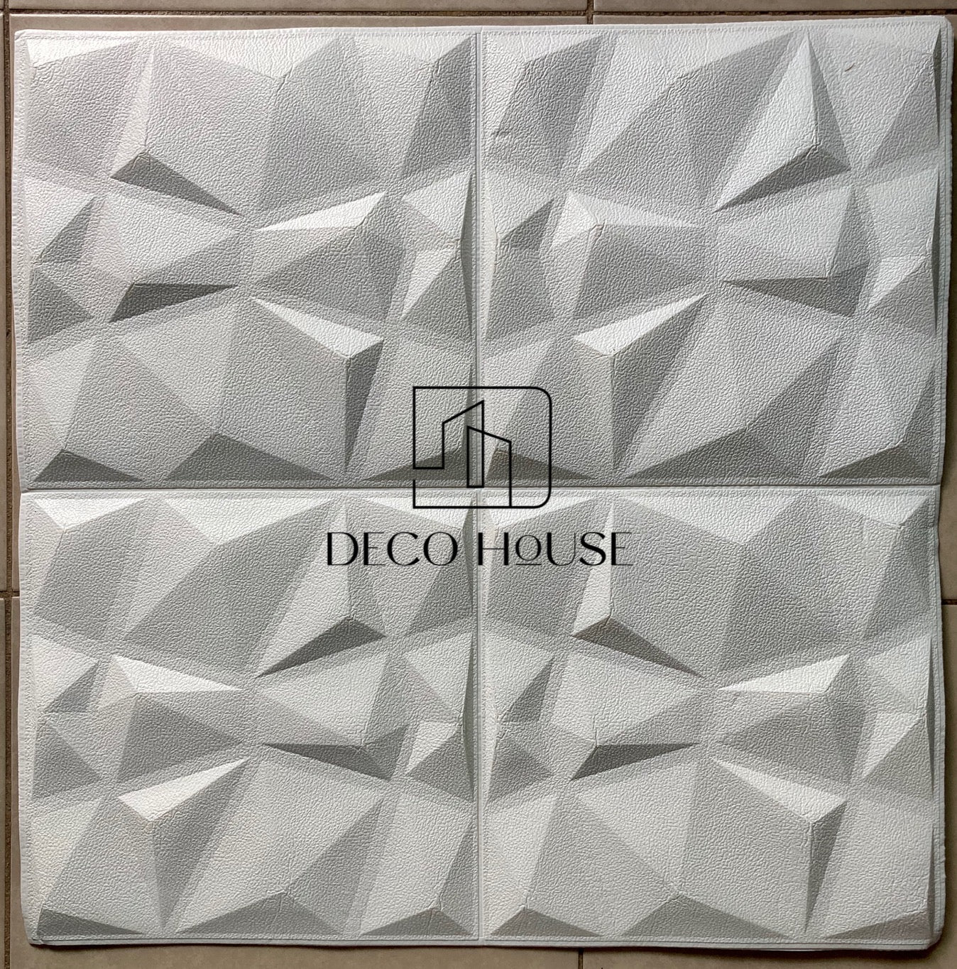PANEL DECORATIVO ESPUMA 3D AUTOADHESIVA CUBITOS * 5 PCS