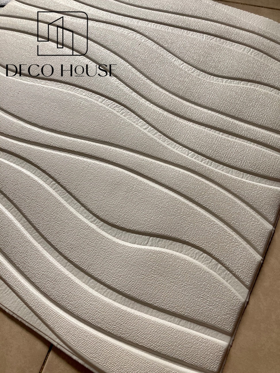 PANEL DECORATIVO ESPUMA 3D AUTOADHESIVA OLAS * 10 PCS