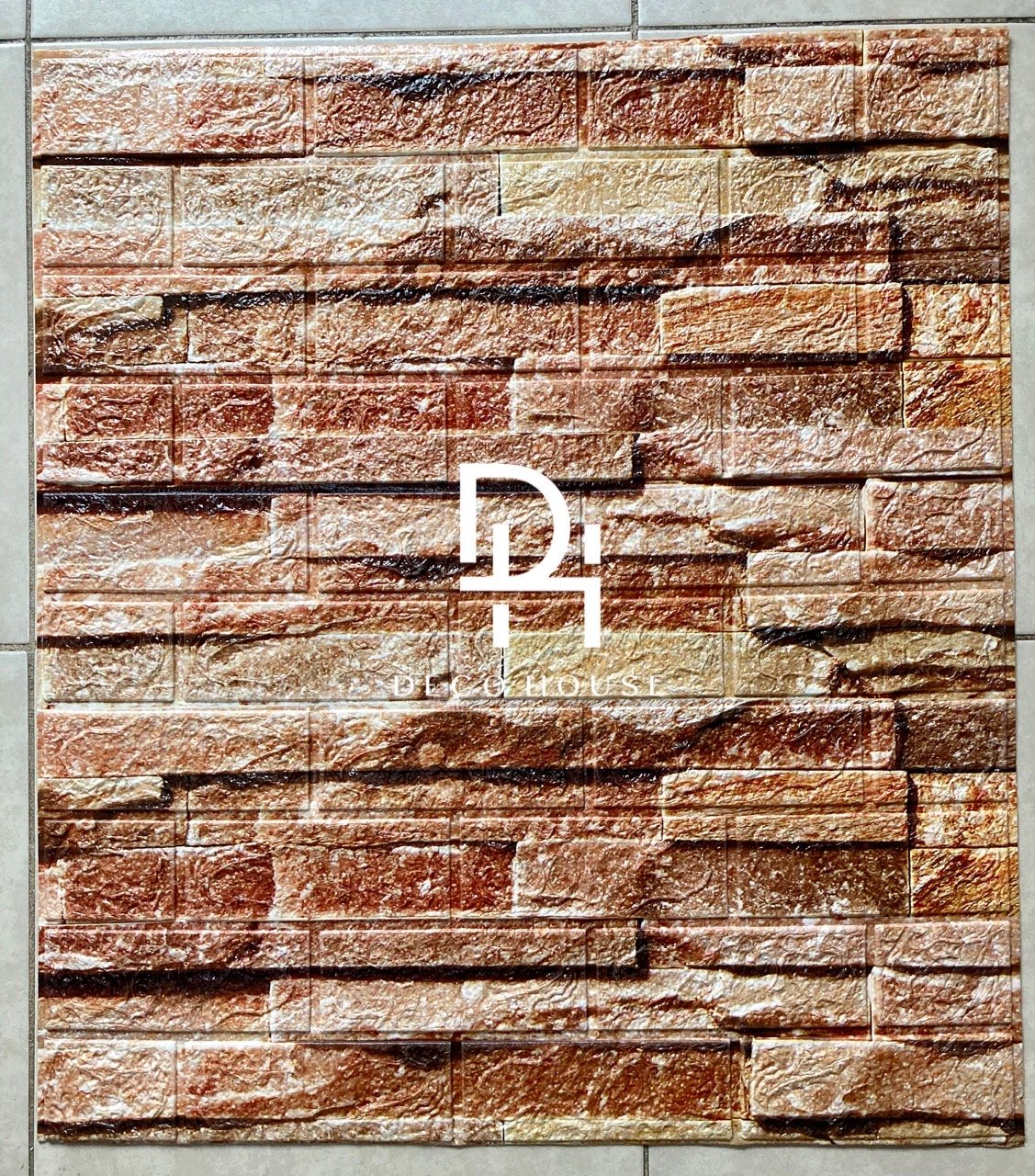 Panel Decorativo 3d Adhesiva Mamposteria Multicolor lamina de 70*77cm * 15 PCS con envio gratis