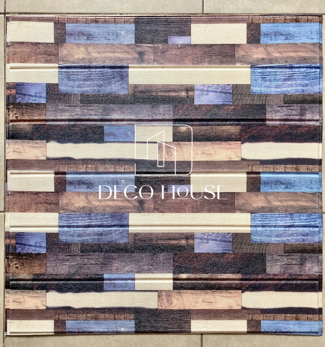 TAPIZ ESPUMA 3D PEGATINAS AUTOADHESIVA IMITACION MADERA COLOR CC-71 * 10 PCS