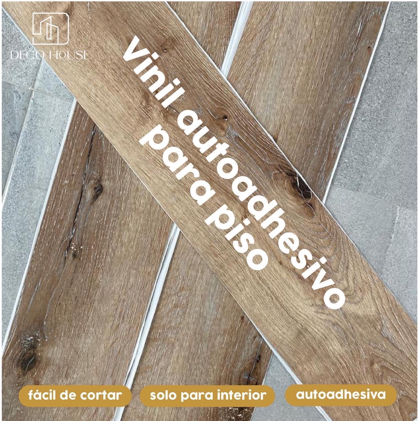 Vinil Piso Autoadhesiva Modelo Madera Paquete De 6.79 M2