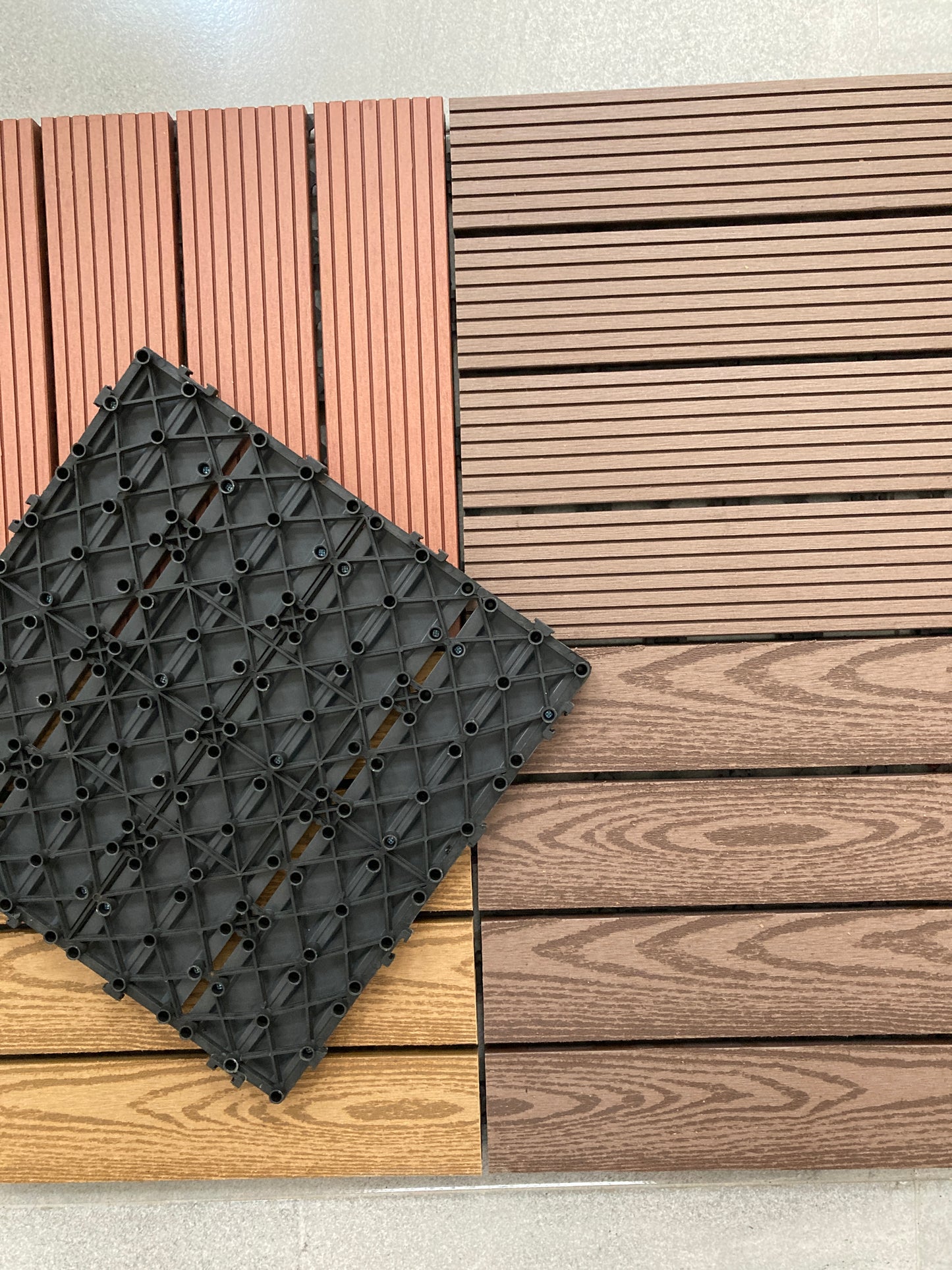 Deck Piso Para Jardín-terraza, Caja De 11 Pzas De 30*30cm con envio gratis