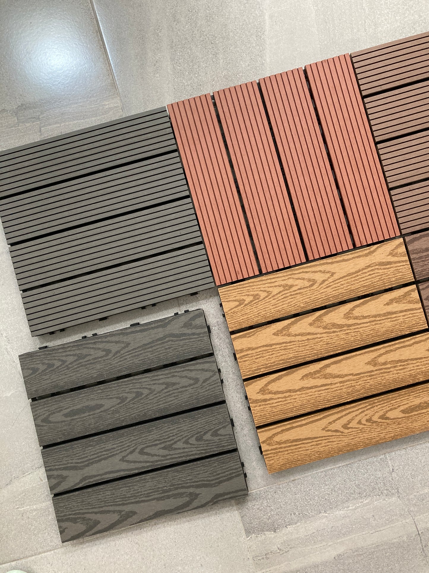 Deck Piso Para Jardín-terraza, Caja De 11 Pzas De 30*30cm con envio gratis