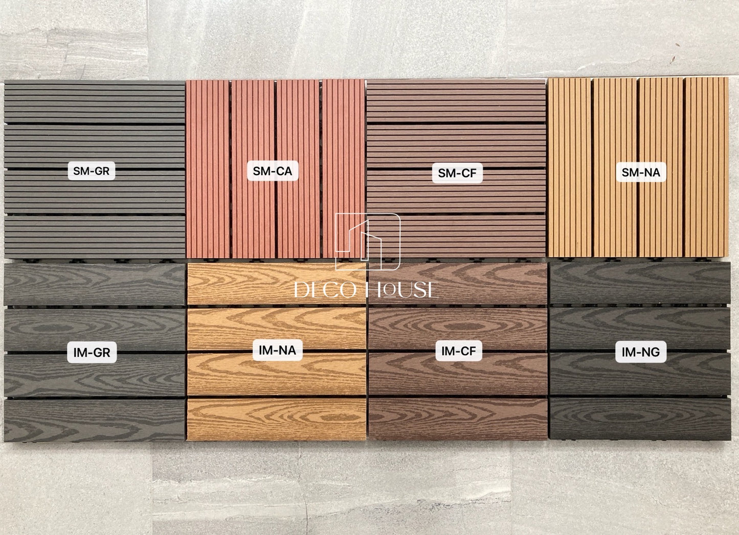 Deck Piso Para Jardín-terraza, Caja De 11 Pzas De 30*30cm con envio gratis