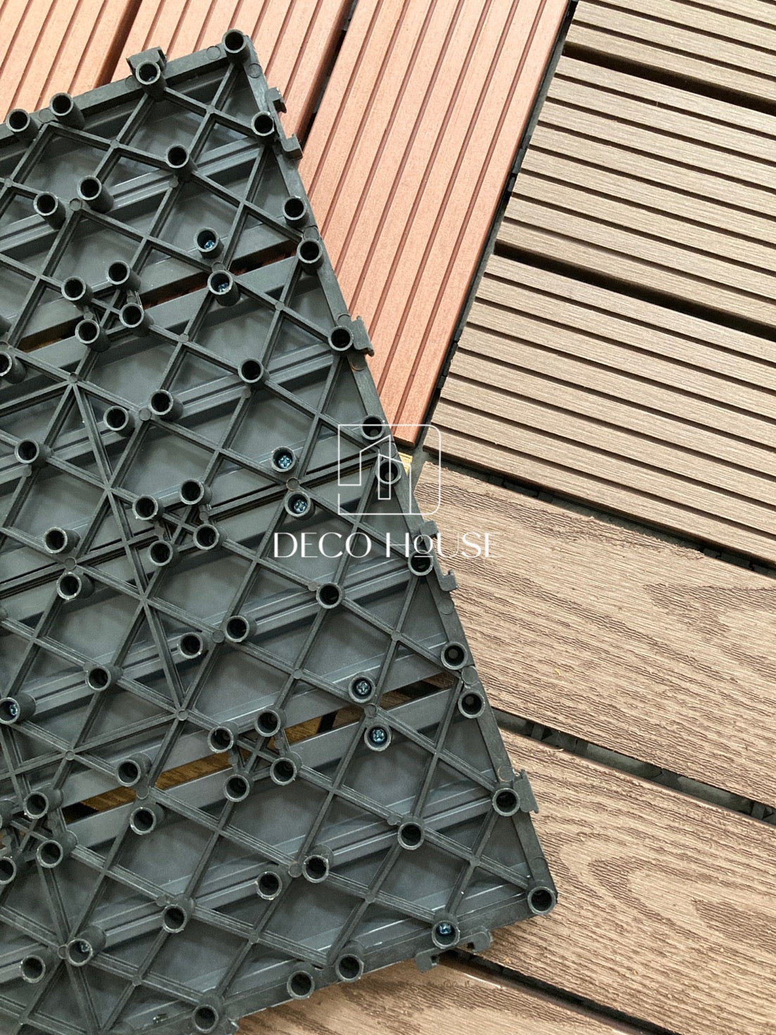 Deck Piso Para Jardín-terraza, Caja De 11 Pzas De 30*30cm con envio gratis