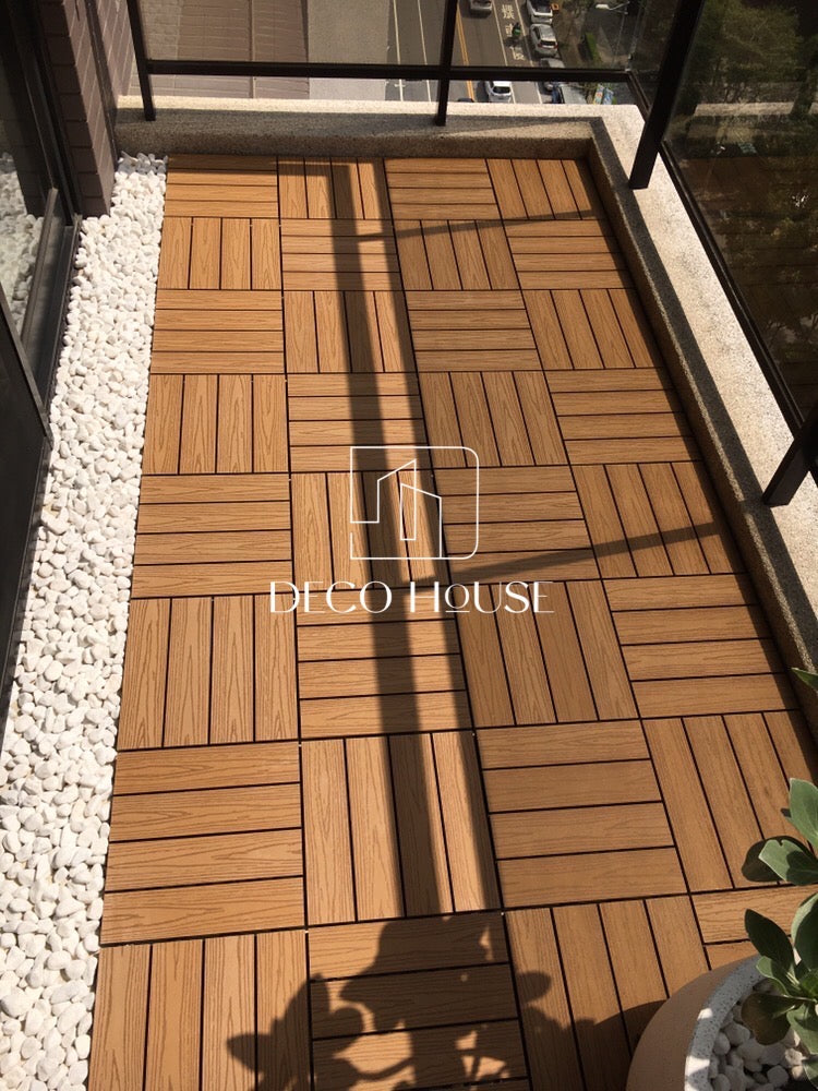 Deck Piso Para Jardín-terraza, Caja De 11 Pzas De 30*30cm con envio gratis