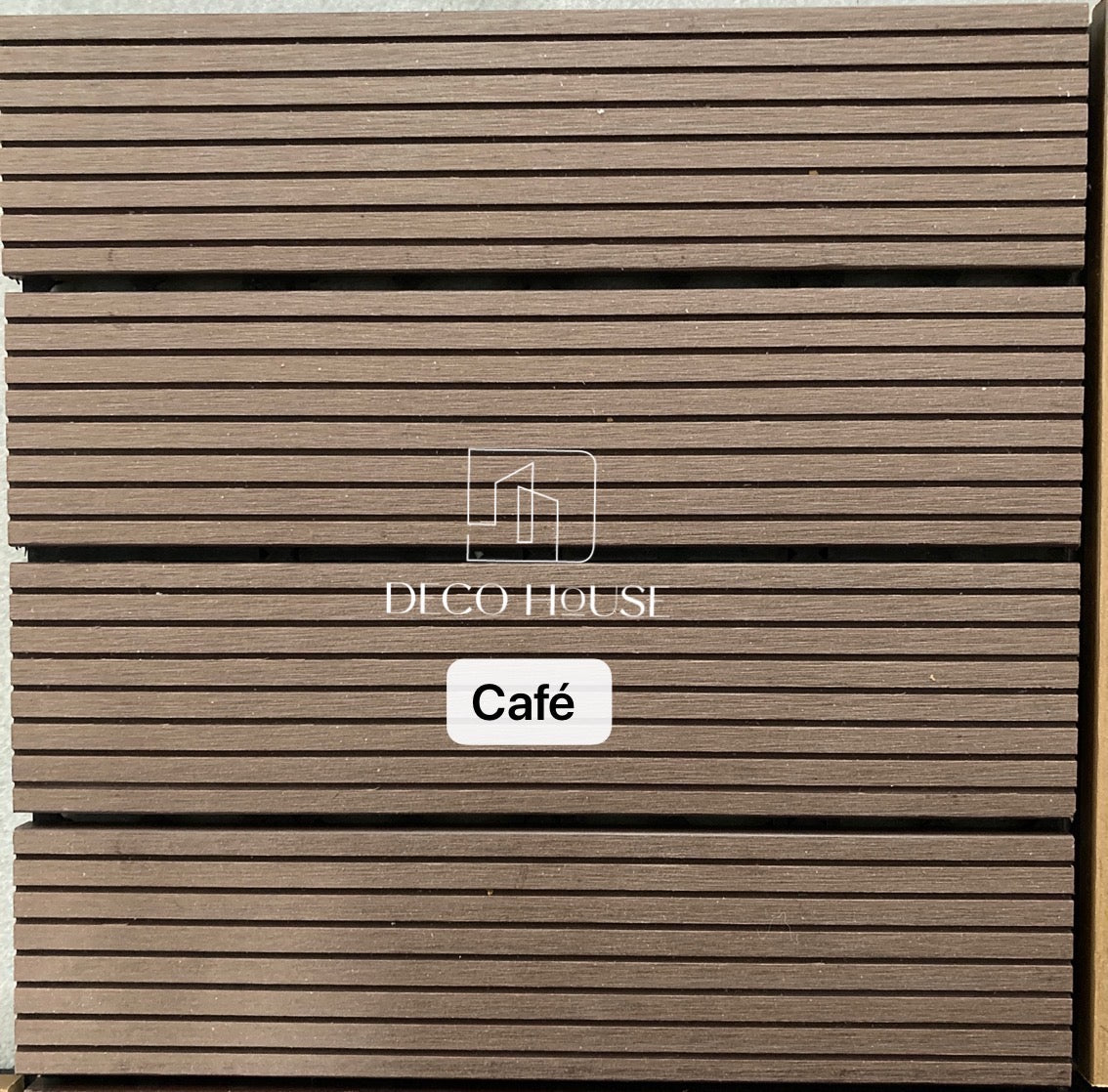 Deck Piso Para Jardín-terraza, Caja De 11 Pzas De 30*30cm con envio gratis
