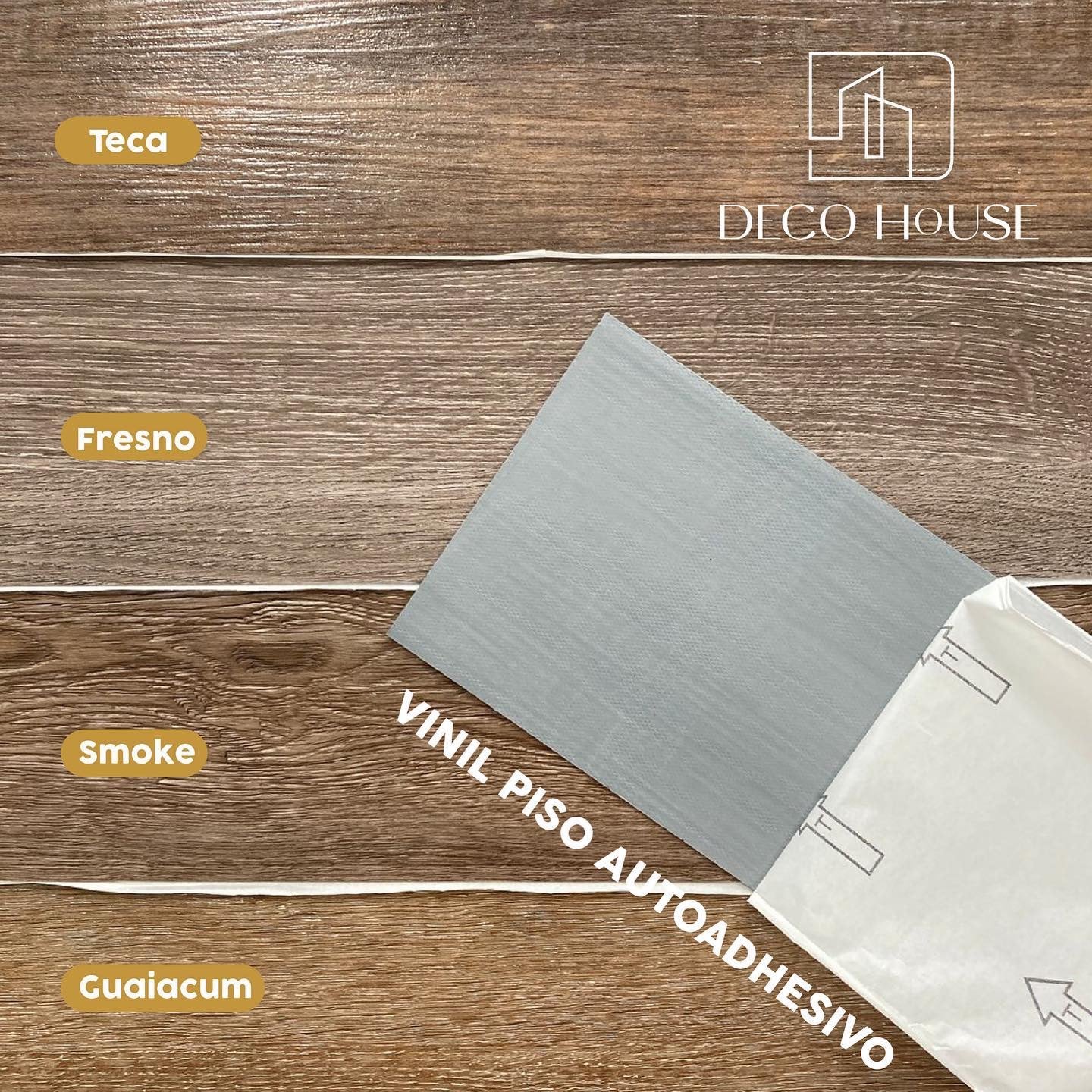Vinil Piso Autoadhesiva Modelo Madera Paquete De 6.79 M2