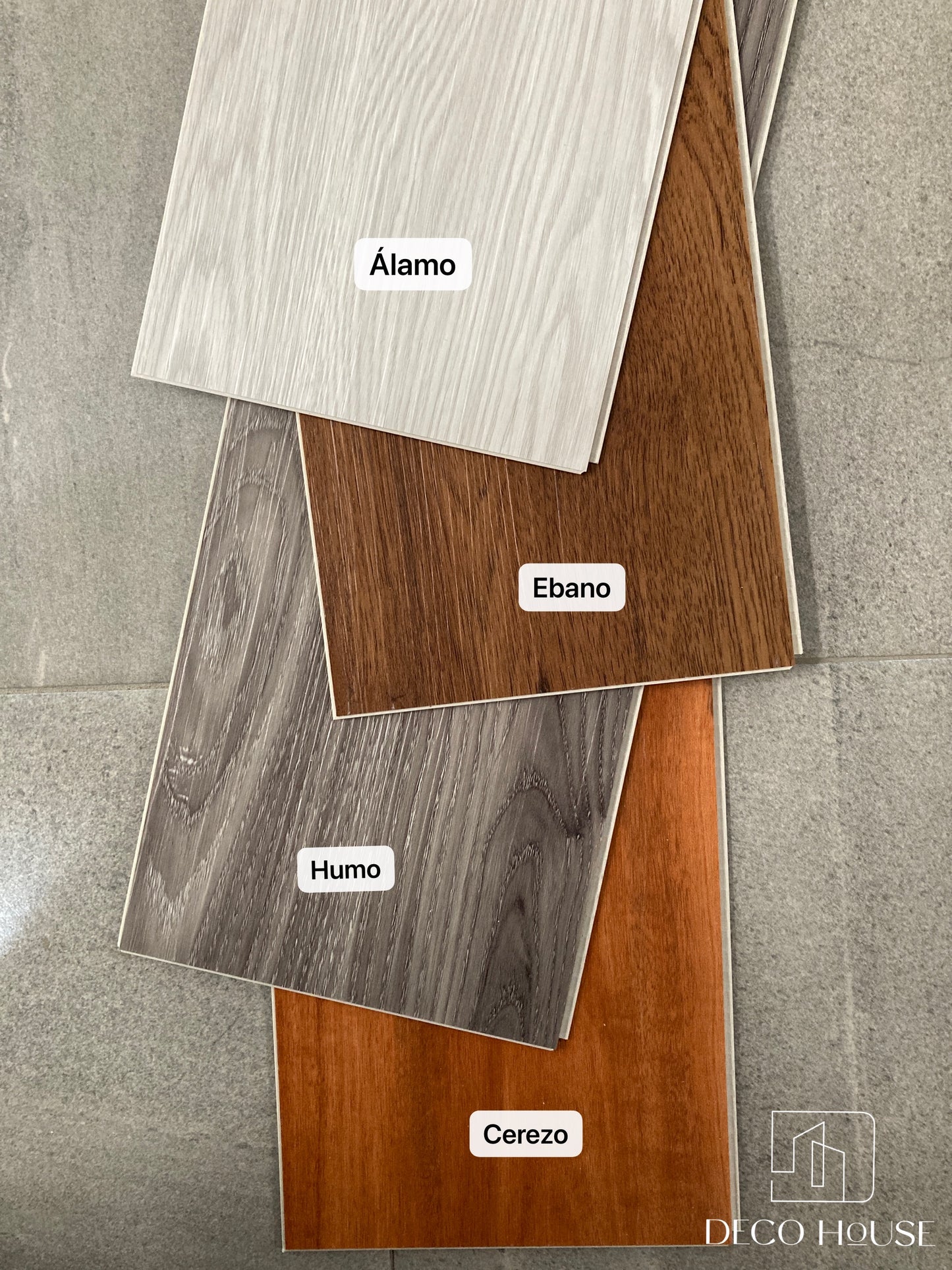 Vinil Piso Stone Plastic Composite Imitación Madera en CLICS Caja De 15pza Cubre 3.29m2 con envio