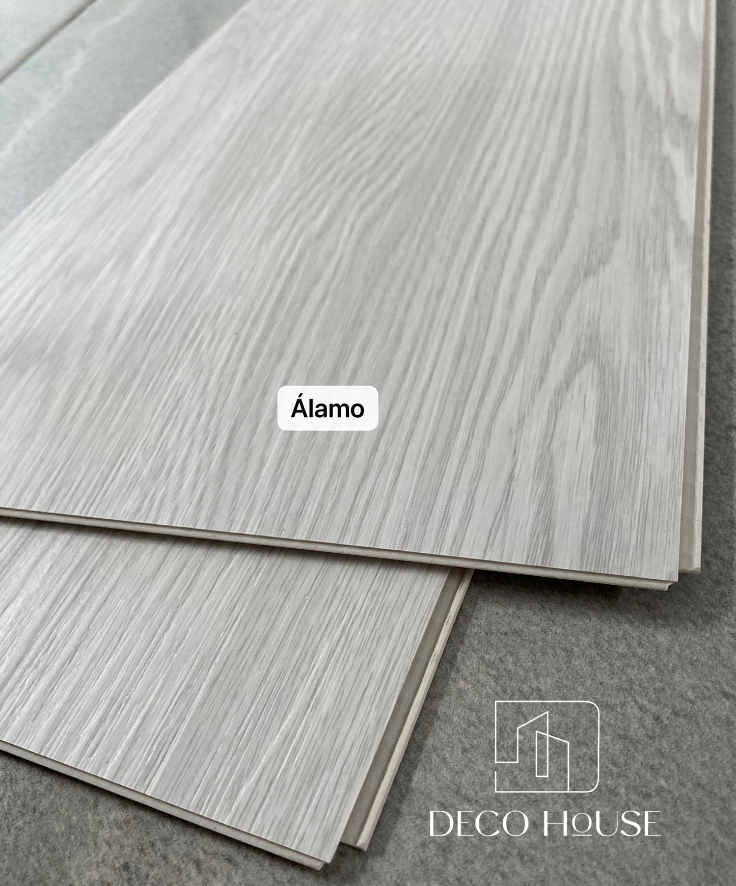 Vinil Piso Stone Plastic Composite Imitación Madera en CLICS Caja De 15pza Cubre 3.29m2 con envio