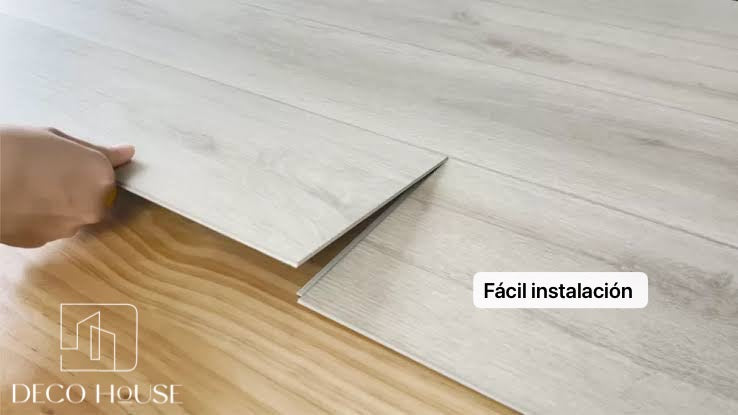 Vinil Piso Stone Plastic Composite Imitación Madera en CLICS Caja De 15pza Cubre 3.29m2 con envio