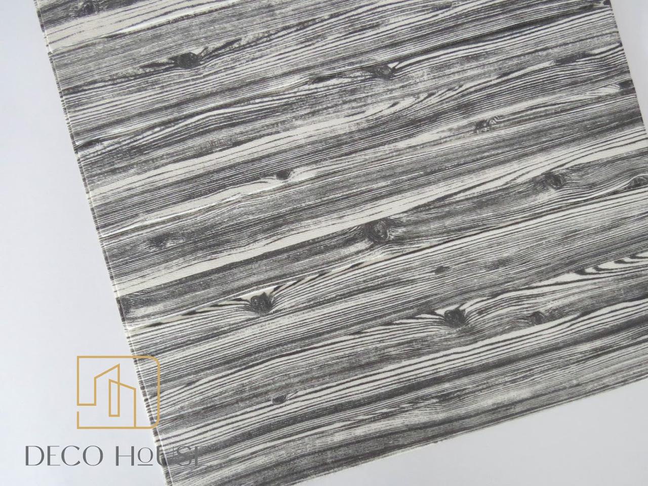 TAPIZ PANEL DECORATIVO 3D ESPUMA AUTOADHESIVA MODELO MADERA COLOR ZEBRA * 10 pcs