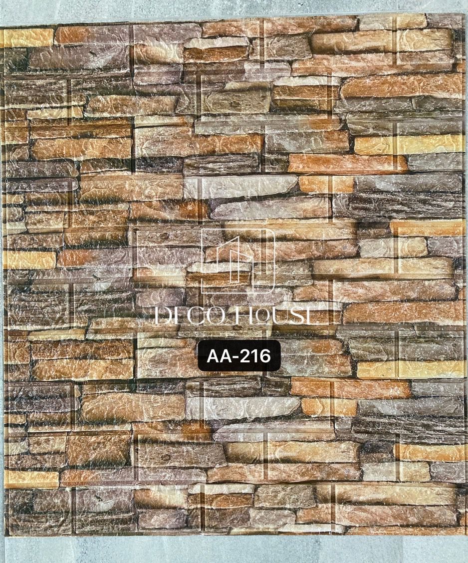 TAPIZ ESPUMA 3D PEGATINAS DECORATIVA MAMPOSTERIA COLOR AA-216 * 10 PCS