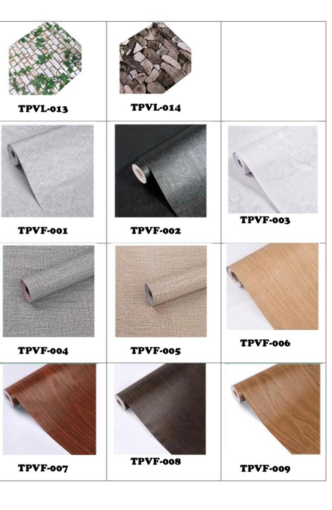 Pvc Tapiz Adherible Rollo de 0.45* 10metro Color Liso * 3ROLLOS con envio