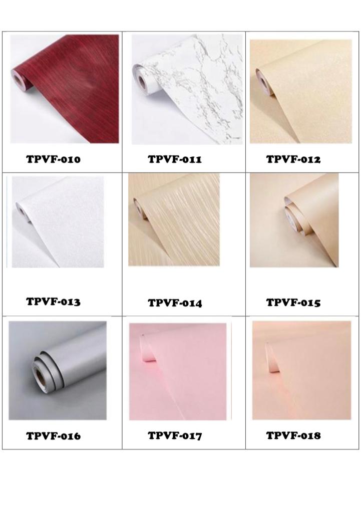 Pvc Tapiz Adherible Rollo de 0.45* 10metro Color Liso * 3ROLLOS con envio